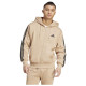 Adidas Ανδρική ζακέτα Essentials 3-Stripes Fleece Full-Zip Hoodie